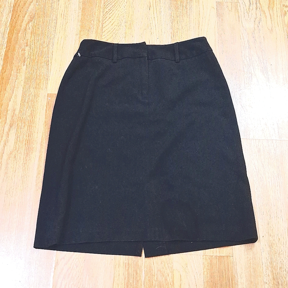 Size 6 Alanni Moda Bella Black Pencil Skirt